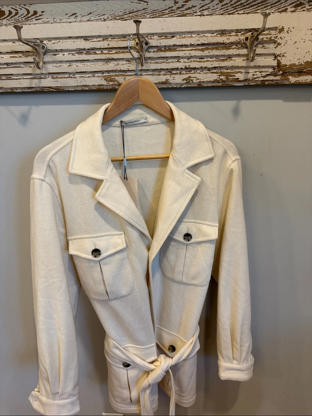 Suit supply NEW Cashmere Utility Jacket